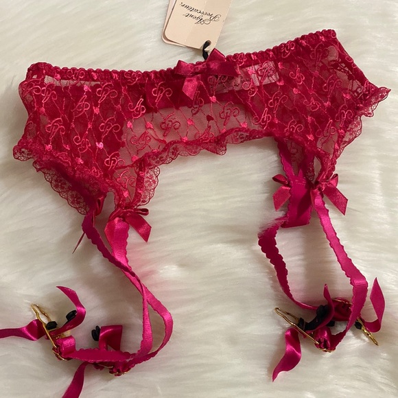 Agent Provocateur Dorotia Pink Suspender AP2 Small NWT - Picture 1 of 6